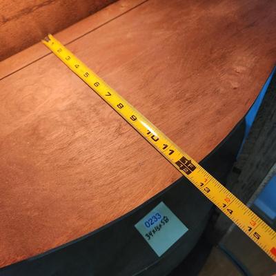 Bowfront Curio Cabinet 34x14x58 Top Shelf Lighted