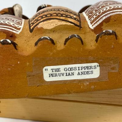Raquel Handmade Peru Terracotta Gossippers