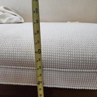 Wingback Settee with Nail head Trim 52x24x35