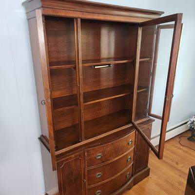 Vintage Brickwede Furniture China Hutch Cabinet 45x16x70