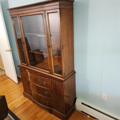 Vintage Brickwede Furniture China Hutch Cabinet 45x16x70