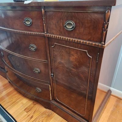 Brickwede Solid Wood Buffet Credenza 62x21x36