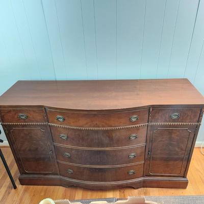 Brickwede Solid Wood Buffet Credenza 62x21x36
