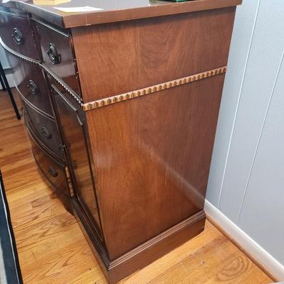 Brickwede Solid Wood Buffet Credenza 62x21x36