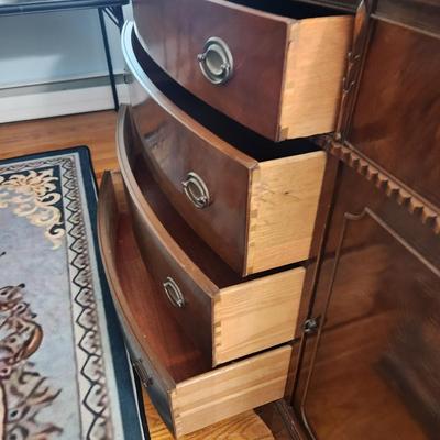 Brickwede Solid Wood Buffet Credenza 62x21x36