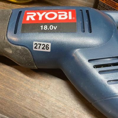 Set of Ryobi saws and batteries