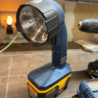 RYobi flashlight and drill