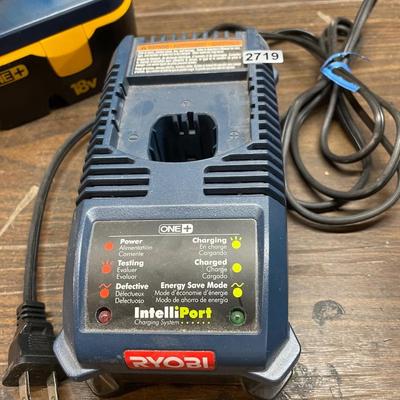 RYobi flashlight and drill