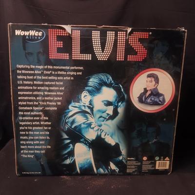 WOWWEE LIFESIZE & LIFELIKE SINGING AND TALKING ELVIS PRESLEY BUST