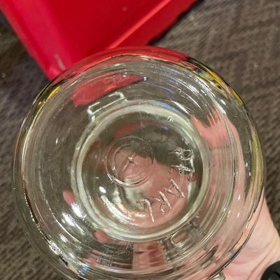Cute little glass container