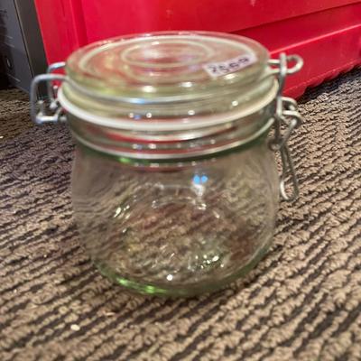 Cute little glass container