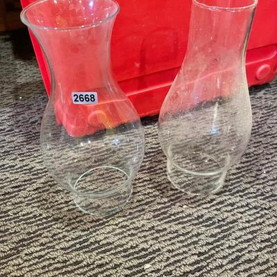 2 oil lamp flues