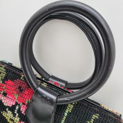 Vintage Floral Tapestry Bag