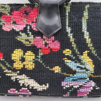 Vintage Floral Tapestry Bag