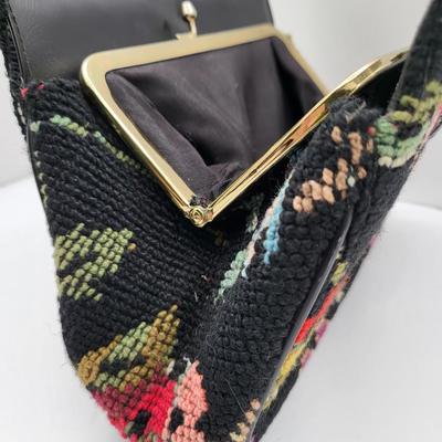 Vintage Floral Tapestry Bag