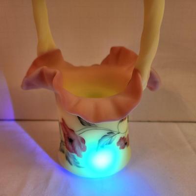 Lot #3 Fenton Basket Limited Edition, numbered - GLOWS