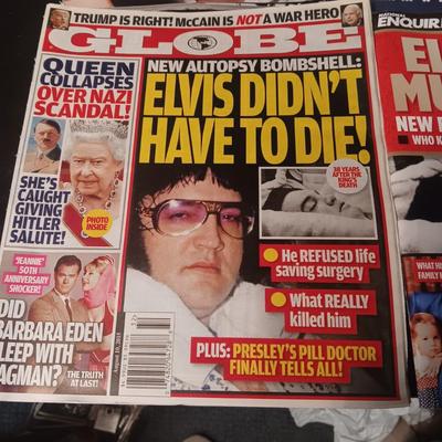 ELVIS PRESLEY IN TABLOIDS AND MAGAZINES
