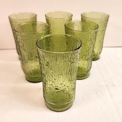 Lot #5 Mid Century Modern Drinking Glasses - Lot of 6
