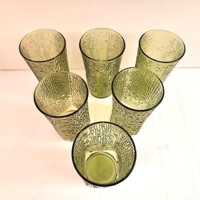 Lot #5 Mid Century Modern Drinking Glasses - Lot of 6