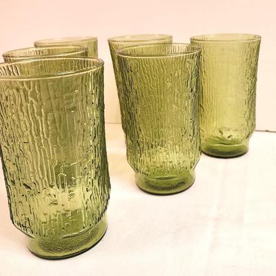 Lot #5 Mid Century Modern Drinking Glasses - Lot of 6
