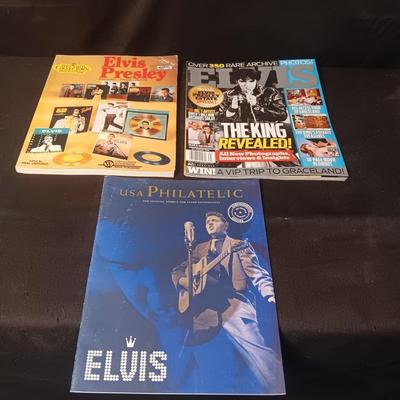 ELVIS PRESLEY RECORD PRICE GUIDE & 2 MAGAZINES