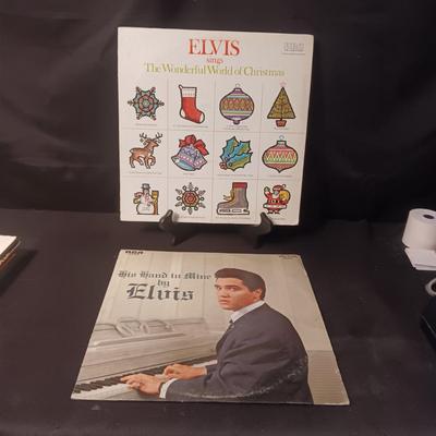 2 ELVIS PRESLEY VINYL RECORD ALBUMS