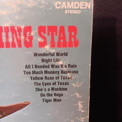 "ELVIS SINGS FLAMING STAR" & "ELVIS PURE GOLD" VINYL RECORDS