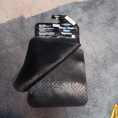 PAIR OF NEW ELVIS RUBBER FLOOR MATS