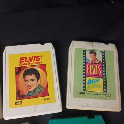 7 ELVIS PRESLEY MUSIC ON 8-TRACK TAPES