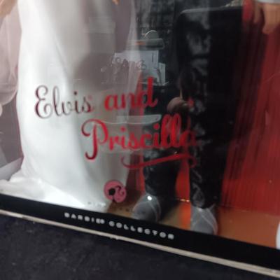 ELVIS AND PRISCILLA BARBIE DOLL COLLECTIBLES