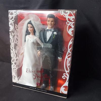 ELVIS AND PRISCILLA BARBIE DOLL COLLECTIBLES