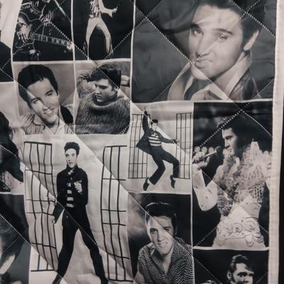 ELVIS QUILTED THROW BLANKET