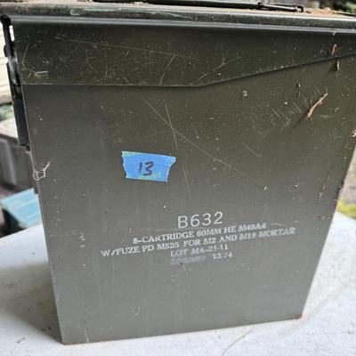 German Gas Mask Militaria w Ammo Box