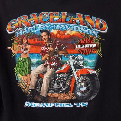 HARLEY-DAVIDSON ELVIS GRACELAND T-SHIRT SIZE XL