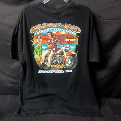 HARLEY-DAVIDSON ELVIS GRACELAND T-SHIRT SIZE XL