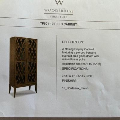 Hickory Lattice Wood Display Case