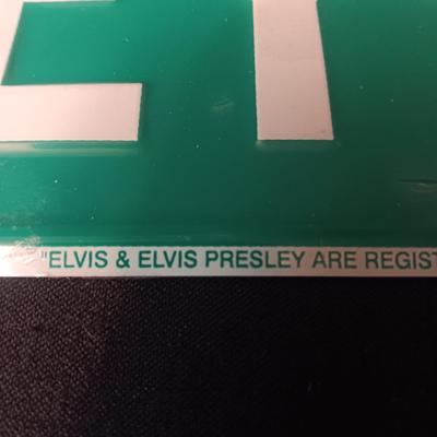 ELVIS PRESLEY BLVD TIN SIGN 24" LONG