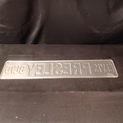 ELVIS PRESLEY BLVD TIN SIGN 24" LONG