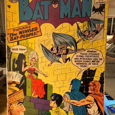 Bat Man June no.116 - Silver Age - Featuring "The winged Bat-People"