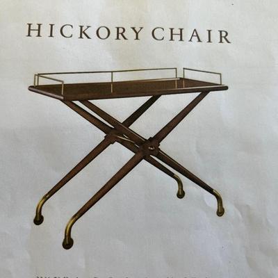 Hickory Wooden Bar Stand