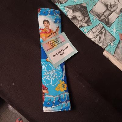 ELVIS SEAT BELT GUARD AND STEERING WHEEL COVER