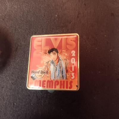 ELVIS TIN BOX WITH STRAP, BELT BUCKLE AND PIN