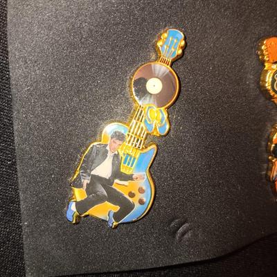 4 ELVIS GUITAR PINS