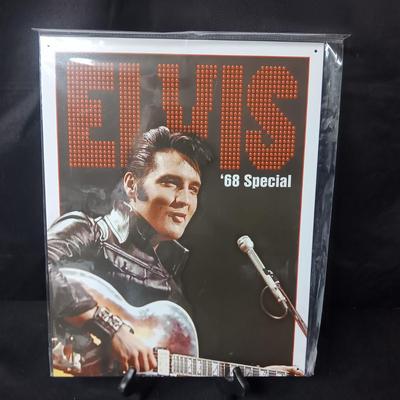 TIN ELVIS PRESLEY SIGN