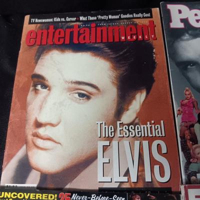 ELVIS IN TABLOIDS AND MAGAZINES