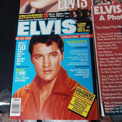 ELVIS IN TABLOIDS AND MAGAZINES