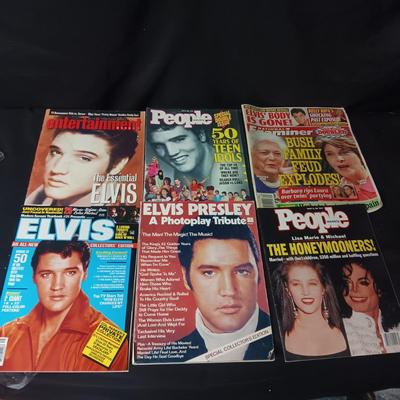 ELVIS IN TABLOIDS AND MAGAZINES