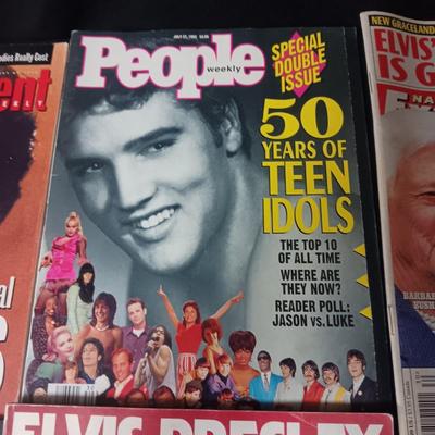 ELVIS IN TABLOIDS AND MAGAZINES