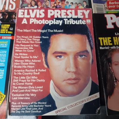 ELVIS IN TABLOIDS AND MAGAZINES