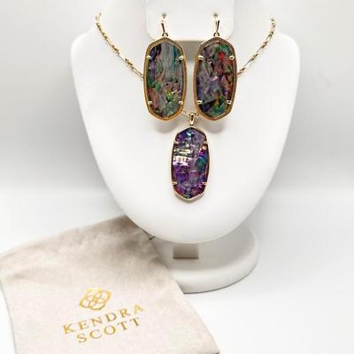 KENDRA SCOTT ~ Danielle ~ Abalone Necklace & Matching E/R